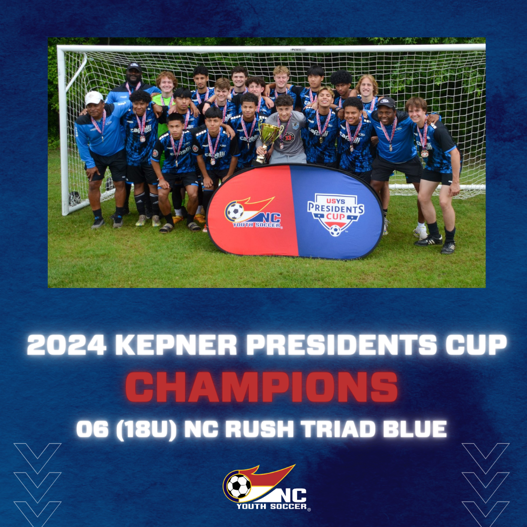 Spring 2024 Kepner President Cup Champions North Carolina Youth Soccer