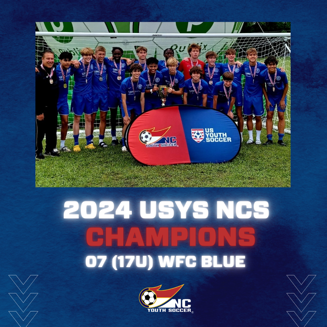 Spring 2024 USYS State Cup Champions North Carolina Youth Soccer