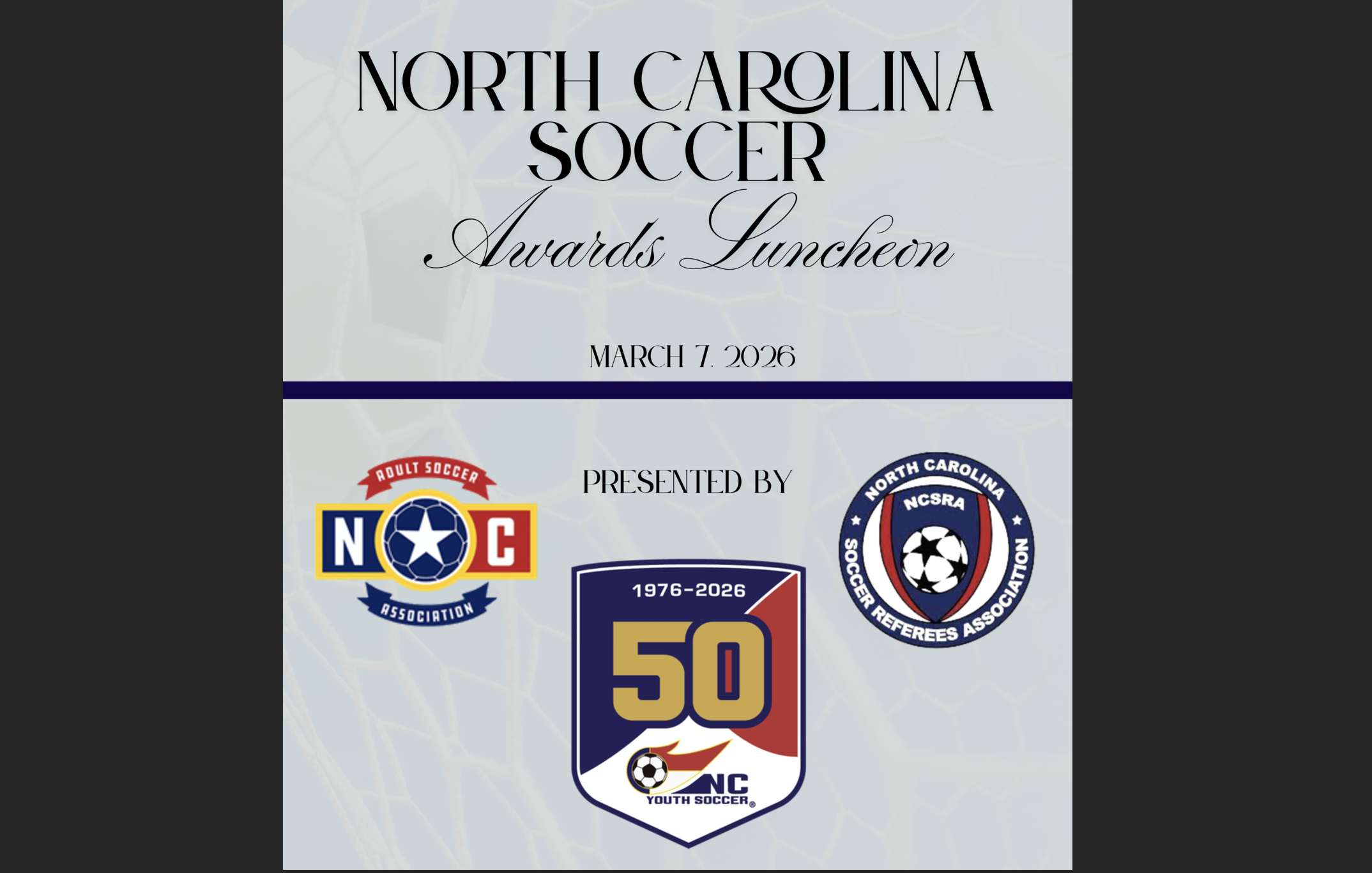2026 NCYSA/NCASA/NCSRA Awards Luncheon Program