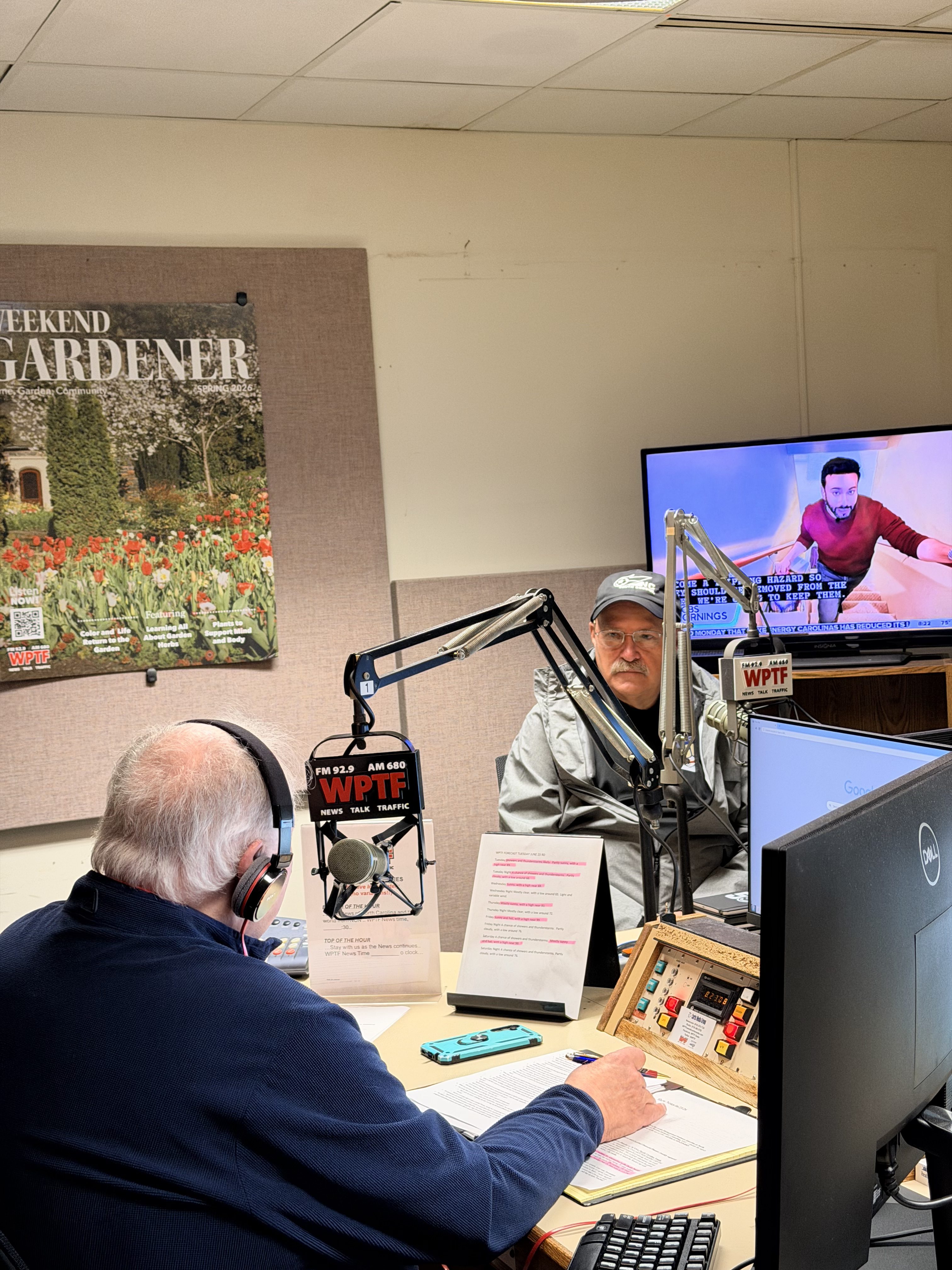 Billy at WPTF Radio
